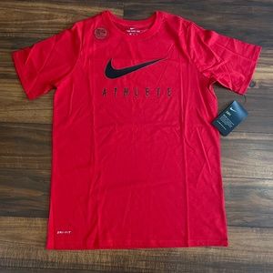 Nike Dri-Fit Tee Red Short Sleeve NWT XL
